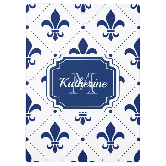Fleur-de-lis Pattern Klembord (Achterkant)