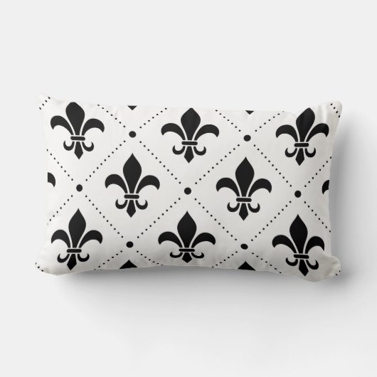 Fleur De Lis Pattern Kussen (Achterkant)
