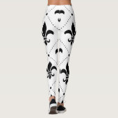 Fleur De Lis Pattern Leggings (Achterkant)