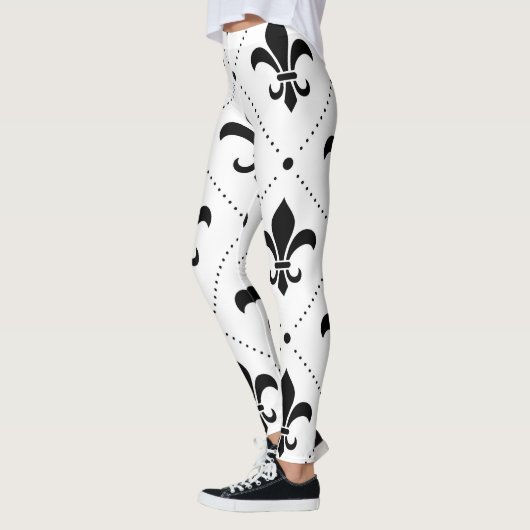 Fleur De Lis Pattern Leggings (Links)