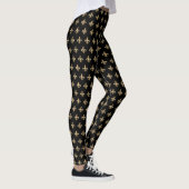 Fleur de Lis Pattern-Leggings Leggings (Rechts)