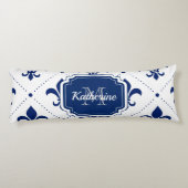 Fleur-de-lis Pattern Lichaamskussen (Achterkant)