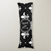 Fleur De Lis Pattern Lichaamskussen (Voorkant Verticaal)