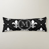 Fleur De Lis Pattern Lichaamskussen (Voorkant)