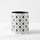 Fleur De Lis Pattern Mok (Midden)