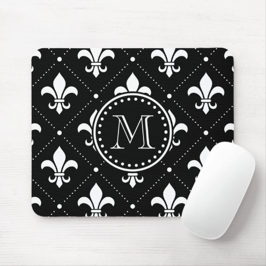 Fleur De Lis Pattern Muismat (Met muis)