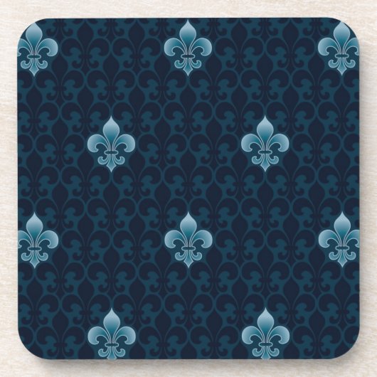 Fleur De Lis Pattern Onderzetter (Voorkant)