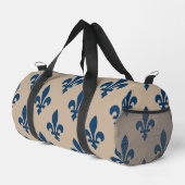 Fleur de Lis Pattern, Royal French Blue op Crème Plunjezak (Rechterhoek)
