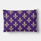 Fleur de Lis Pattern, Royal French Cream op Paarse Etui (Achterkant)