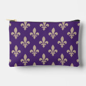 Fleur de Lis Pattern, Royal French Cream op Paarse Etui (Voorkant)
