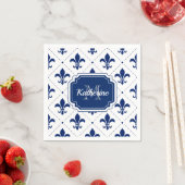 Fleur-de-lis Pattern Servet (Insitu)