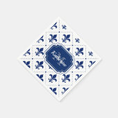 Fleur-de-lis Pattern Servet (Hoek)