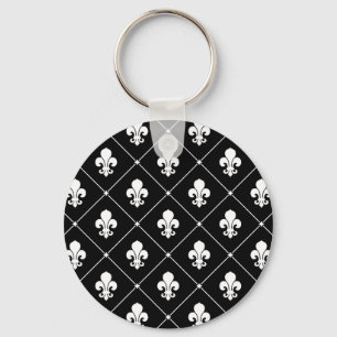 Fleur De Lis Pattern Sleutelhanger