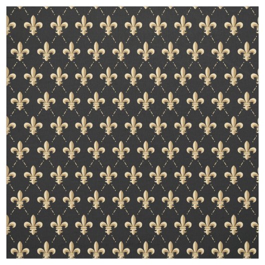 Fleur De Lis Pattern Stof (Swatch)