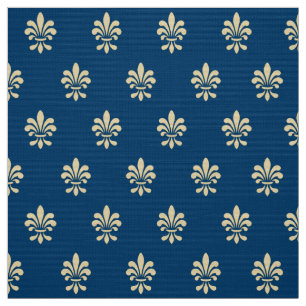 Fleur De Lis Pattern Stof