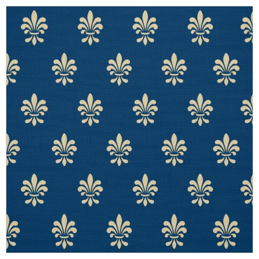 Fleur De Lis Pattern Stof (Swatch)