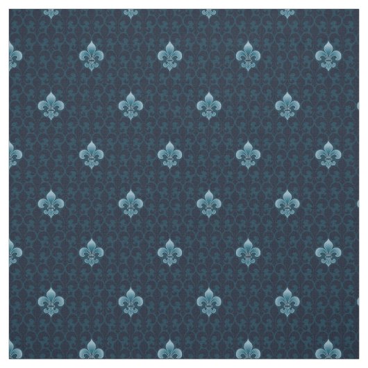 Fleur De Lis Pattern Stof (Swatch)
