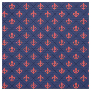 Fleur De Lis Pattern Stof