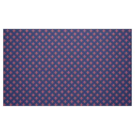 Fleur De Lis Pattern Stof (Fat Quarter)