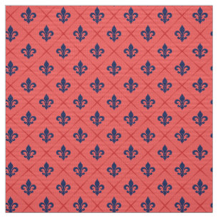 Fleur De Lis Pattern Stof