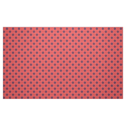 Fleur De Lis Pattern Stof (Fat Quarter)