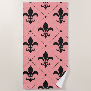 Fleur De Lis Pattern Strandlaken