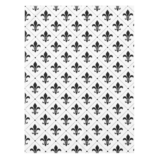 Fleur De Lis Pattern Tafelkleed (Voorkant)