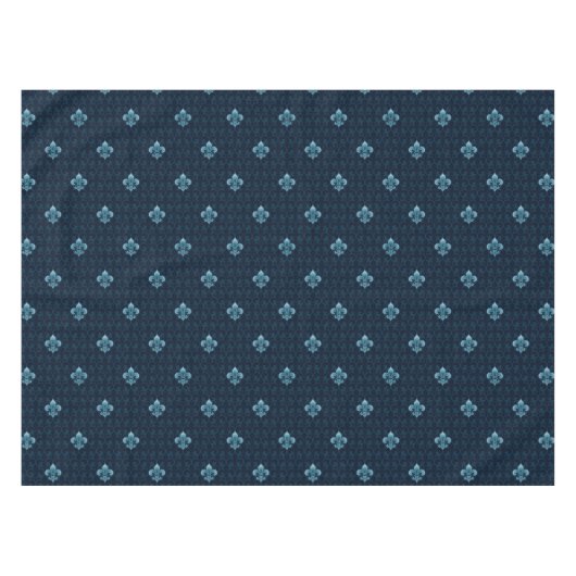 Fleur De Lis Pattern Tafelkleed (Voorkant (Horizontaal))