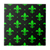 Fleur-de-Lis Pattern Tegeltje (Voorkant)