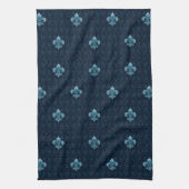 Fleur De Lis Pattern Theedoek (Verticaal)
