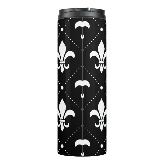 Fleur De Lis Pattern Thermosbeker (Achterkant)
