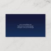 Fleur-de-lis Pearl en Lapis Lazuli Ornament Visitekaartje (Achterkant)