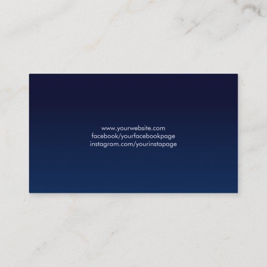 Fleur-de-lis Pearl en Lapis Lazuli Ornament Visitekaartje (Achterkant)