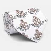 Fleur de Lis - Pearls Stropdas (Opgerold)