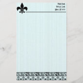Fleur De Lis Personal Stationery Briefpapier (Voorkant)