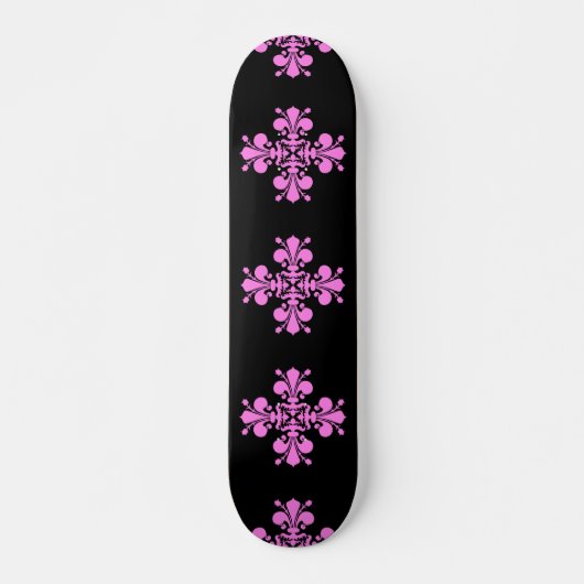Fleur de lis persoonlijk skateboard (Voorkant)