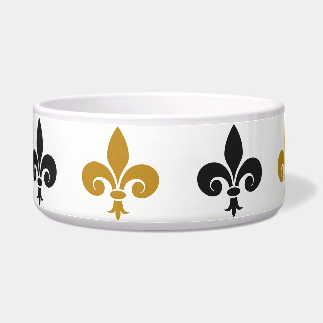 Fleur de Lis Pet Bowl Voerbakje (Links)