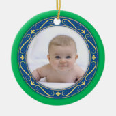 Fleur de lis Photo Ornament (Voorkant)