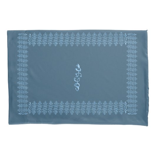 Fleur de lis pillow kussensloop (Voorkant)