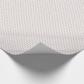 Fleur de Lis Pink Grey Cadeaupapier (Hoek)