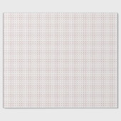 Fleur de Lis Pink Grey Cadeaupapier (Vlak)