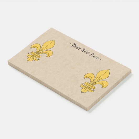Fleur-de-lis Post-it® Notes (Schuin)
