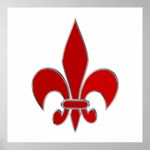 Fleur de Lis Poster