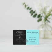 Fleur de Lis-profielkaart Visitekaartje (Staand voorkant)