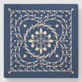 Fleur-de-lis Quatrefoil Onderzetter