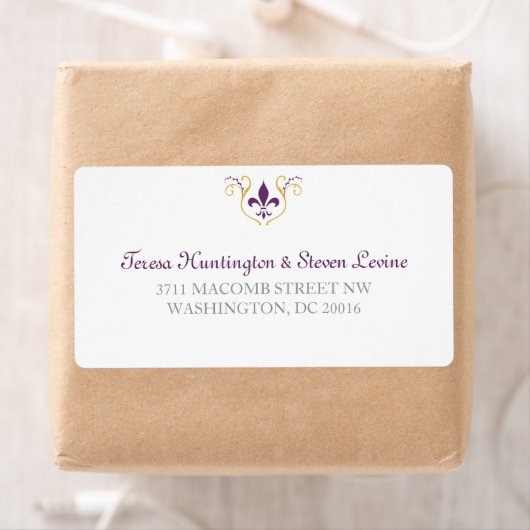Fleur de Lis Reactie Envelop Label (Insitu)