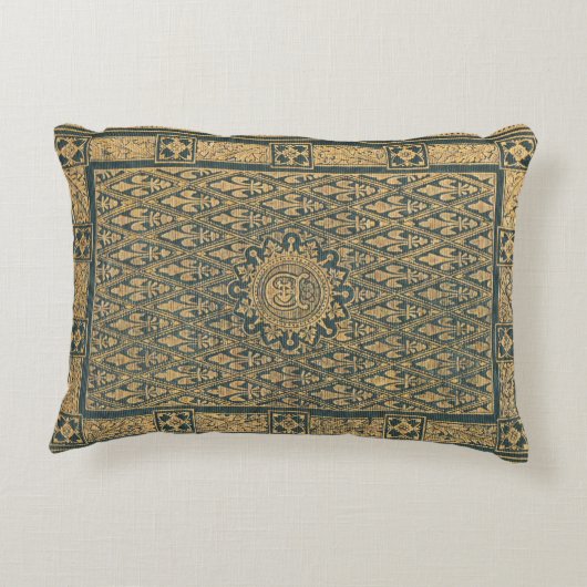 Fleur-de-Lis Reading Accent Kussen (Achterkant)