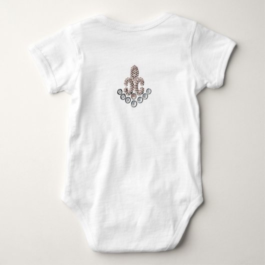 Fleur De Lis Romper (Achterkant)