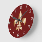 Fleur de lis ronde klok (Hoek)