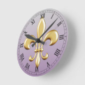 Fleur de Lis Ronde Klok (Hoek)